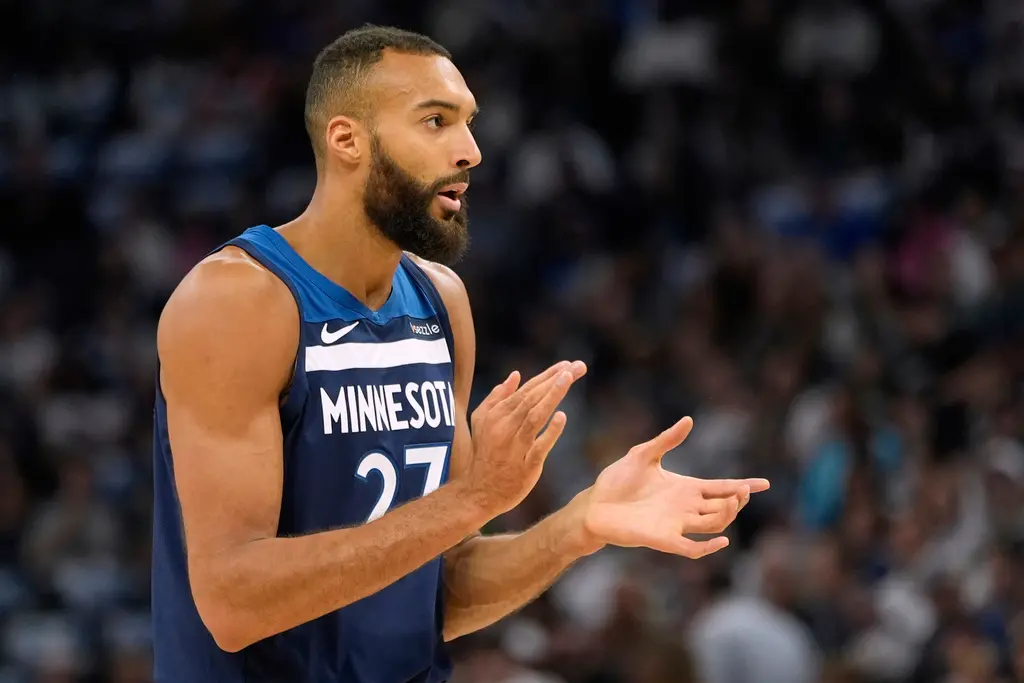 ▲NBA美國職籃（National Basketball Association）「法國巨塔」Rudy Gobert今（26）日迎來33歲生日。（圖／美聯社／達志影像）