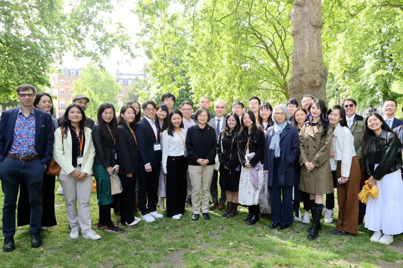 蔡英文重回倫敦憶當年！餐敘驚見留學中前立委