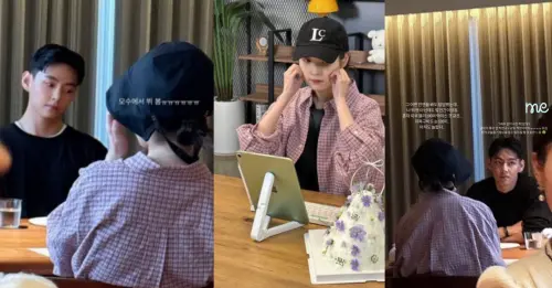 ▲V跟IU、好友們約吃飯被拍。(圖/翻攝韓網) ▲V跟IU、好友們約吃飯被拍。(圖/翻攝韓網)