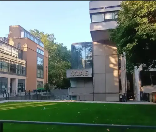 ▲倫敦大學亞非學院（SOAS）校園一隅。（圖／讀者提供）