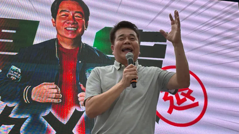 ▲民眾黨今（18）日舉辦「518退貨ㄌㄨㄚˋ—人民要當家」台中場。（圖／記者顏幸如攝影2025.05.18）