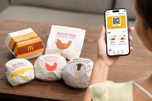 ▲麥當勞APP期間限定，使用M Point可用約6折優惠兌換5大指定餐點。（圖／業者提供）