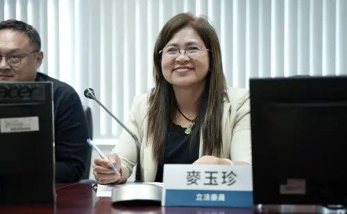 ▲新住民立法委員麥玉珍肯定新住民朋友的發言。（圖／記者王郁勳攝於2025.05.19）