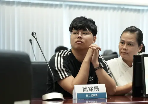 ▲新住民代表簡銘辰目前就讀於台北科技大學電子工程學系的碩士課程。（圖／記者王郁勳攝於2025.05.19）