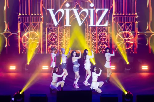 ▲VIVIZ帶來多首歌曲表演，誠意滿滿。（圖／網銀國際影視）