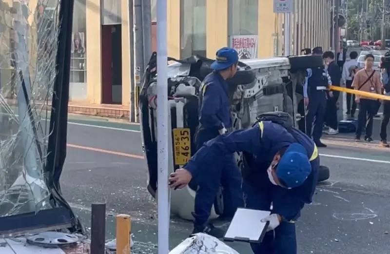 日本也傳高齡駕駛開車撞學童！福岡7旬老婦撞飛4小學生