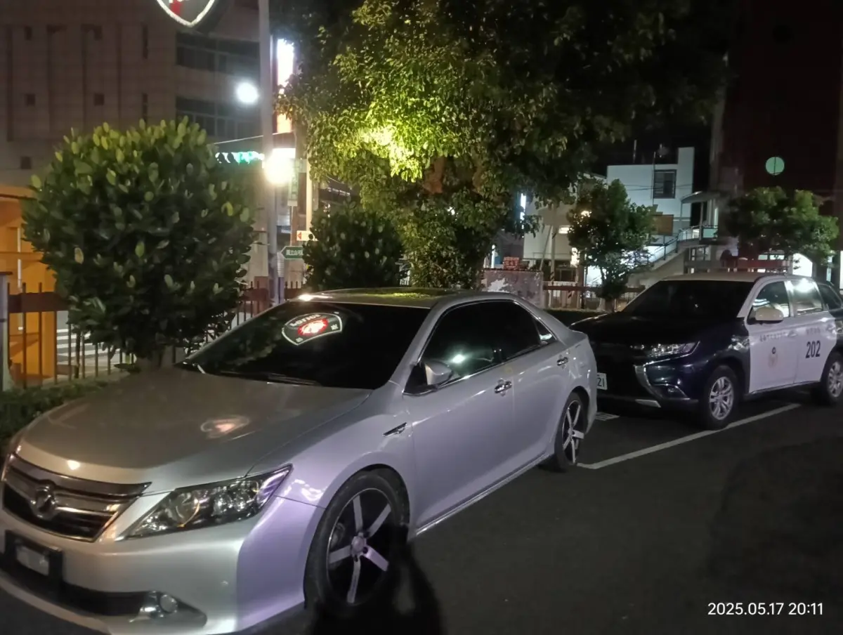 ▲白河警方查獲轎車掛假車牌，示意圖。（圖／警方提供）