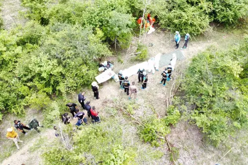 ▲18日在北碧府一處偏遠森林中發現DJ的遺體。（圖／翻攝自曼谷郵報）