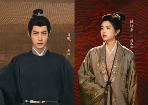 陳妍希(右)感性發文回憶與肖戰(左)初識點滴,感謝導演鄭曉龍邀演《藏海傳》。(圖/Disney+提供) ▲陳妍希(右)感性發文回憶與肖戰(左)初識點滴,感謝導演鄭曉龍邀演《藏海傳》。(圖/Disney+提供)