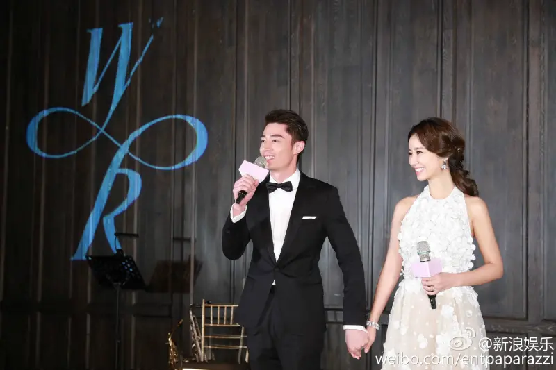 ▲林心如（右）與霍建華（左）10年好友修成正果，金曲饒舌才子熊仔與李優低調交往520認愛，近期公開宣布將喜迎第一胎，《NOWnews今日新聞》盤點520藝人認愛大集合，讓讀者們一同見證藝人的愛情故事。（圖／翻攝自微博）