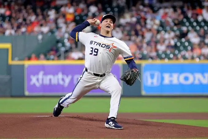 ▲美國職業棒球大聯盟（Major League Baseball）休士頓太空人陣中主力右投Hayden Wesneski因手肘不適，預計將接受韌帶重建手術（俗稱Tommy John手術），確定本季報銷，甚至可能缺席至2026年中。（圖／太空人官方X）