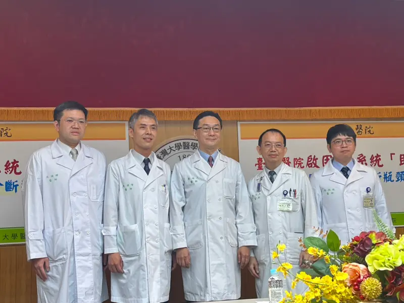 ▲台大醫院與台大合作，開發全球首套人工智慧胰臟癌輔助診斷系統「助胰見」。（圖／記者張乃文攝）