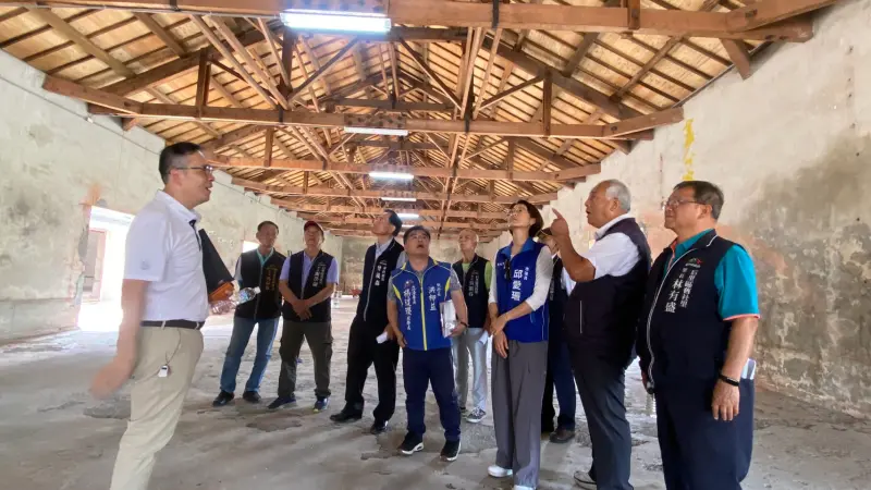 ▲台中后里月眉糖廠，砂糖倉庫完成屋頂修繕後，正式迎來新生。(圖／楊瓊瓔服務處提供2025.5.20)