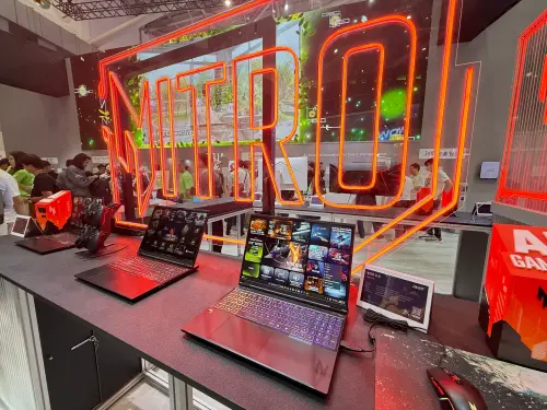 ▲Acer在COMPUTEX 2025帶來一系列全新AI 電競筆電。（圖／記者周淑萍攝）