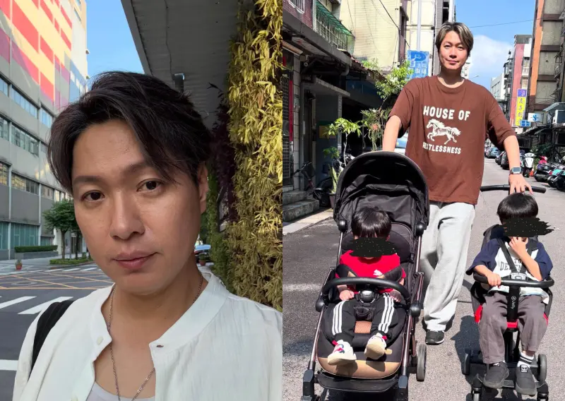 ▲黃少谷為扛起家計，從小黃司機到投入房仲行列，努力在演藝與副業間尋找平衡，只為給家人更穩定的生活。（圖／黃少谷臉書）
