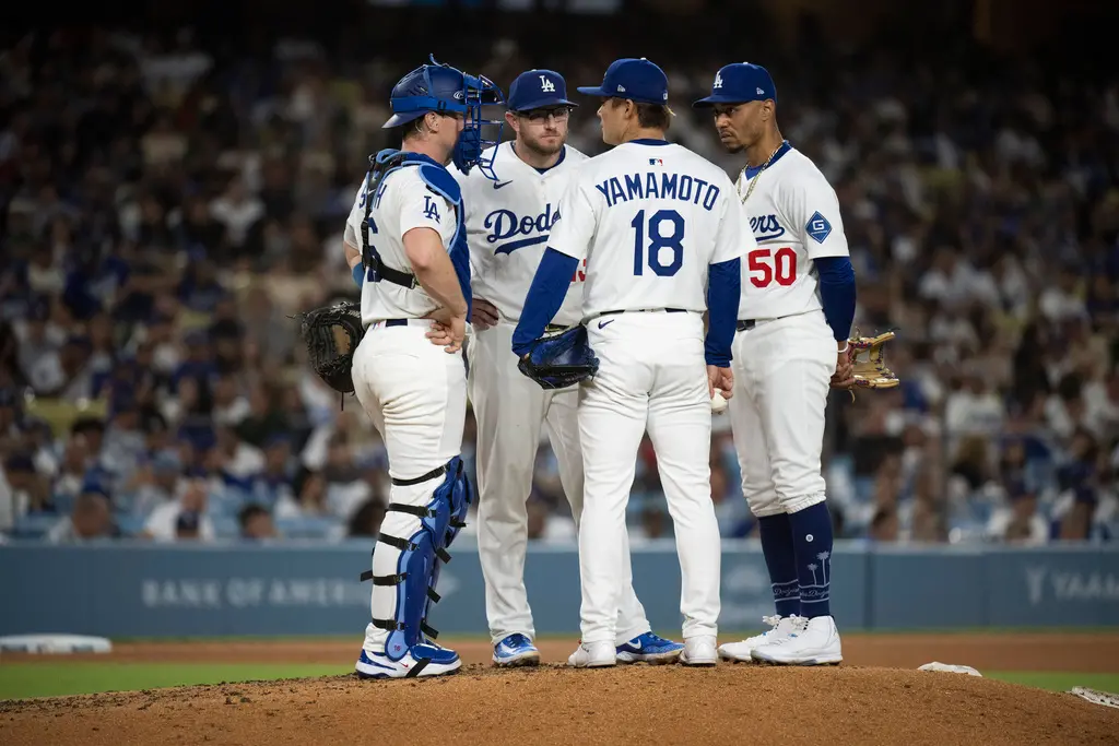 ▲道奇此役派出日籍王牌山本由伸掛帥先發，原希望再現去年世界大賽封鎖洋基打線的優勢，但此役卻被洋基打者徹底破解，僅投3.2局便失4分，吞下本季第4敗。（圖／美聯社／達志影像）