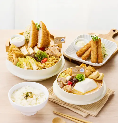 ▲「天利食堂」以招牌絹豆腐鍋、細拉麵，結合「林聰明經典沙鍋菜」做出新穎菜色。（圖／林聰明提供）