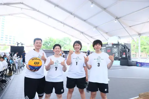 ▲「Double+Pump女子籃球誌」隊+直呼這是一場「夢想中的國際級舞臺」