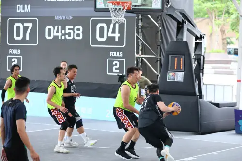 ▲世壯運3對3籃球決賽+從巨型電子計分螢幕到場地整體設計，每一處細節都令人驚艷