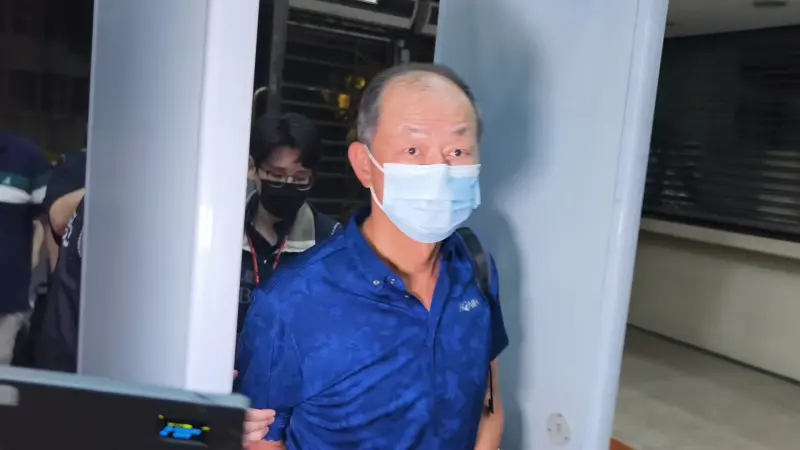 ▲前泰山董事長詹景超涉嫌違法證交法遭搜索約談，800萬交保。（圖／翻攝畫面）