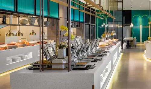 ▲承億酒店的吃到飽餐廳「貳陸日全食」，將可以76折優惠吃到。（圖／翻攝承億酒店官網）