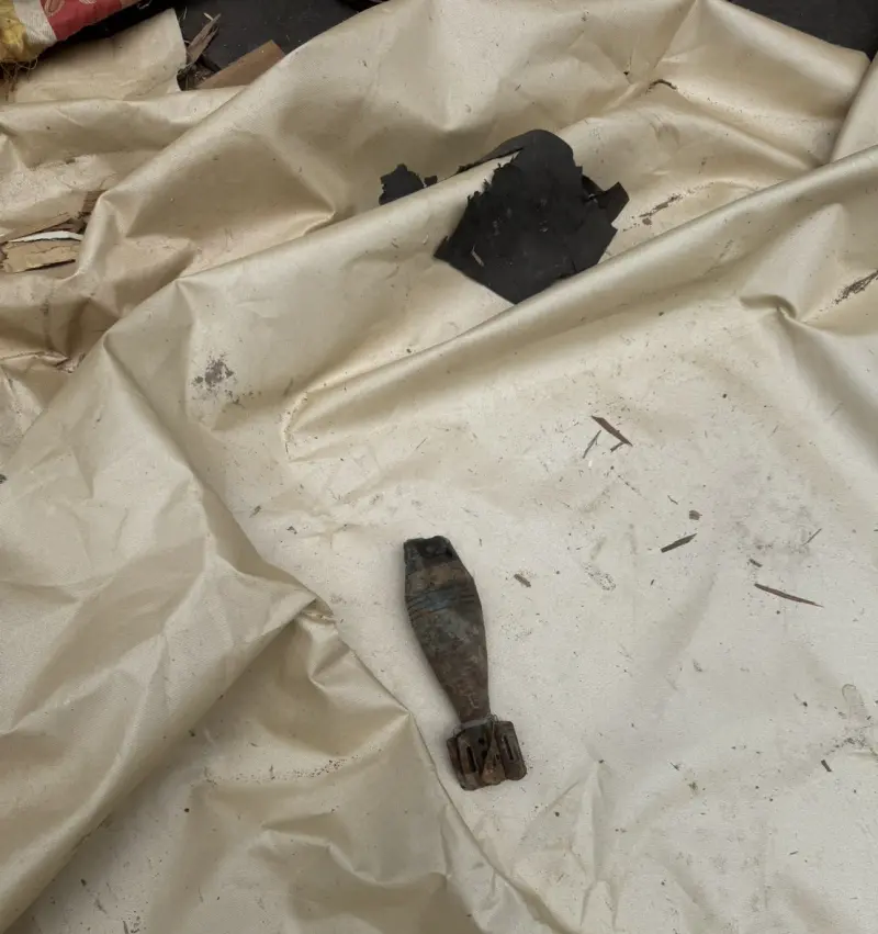 北市中山區工地施工挖出迫擊砲恐爆炸　警方緊急封鎖現場