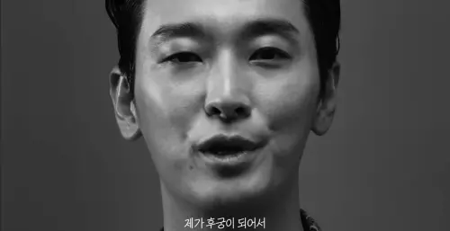 ▲朱智勛曾為《後宮的男人們》拍攝宣傳片。