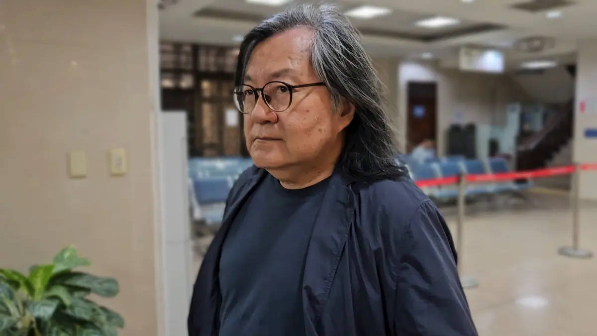 ▲台北市前都發局長林洲民到台北地院為京華城案作證。（圖／記者劉松霖攝）