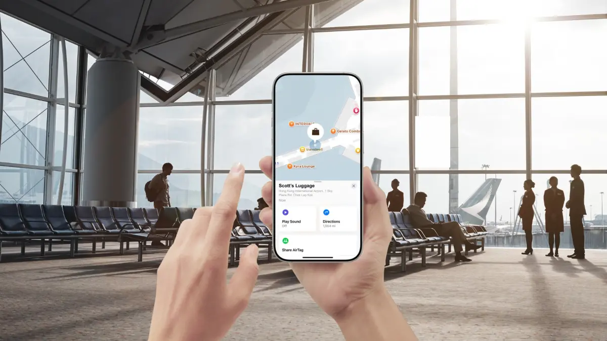 ▲國泰航空啟動Apple「共享物品位置」功能 追尋遺失行李更輕鬆方便。（圖／國泰航空提供）
