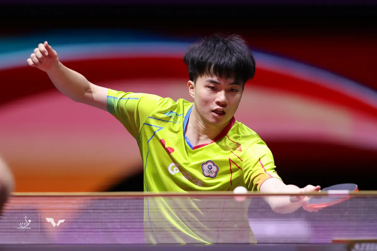 ▲台灣「桌球一哥」林昀儒在2025年WTT美國大滿貫男單賽場上再下一城，於今（10）日凌晨在男單32強賽出戰來自香港的20歲新星陳顥樺，最終以大比分3：2驚險晉級16強。（圖／取自ITTF）