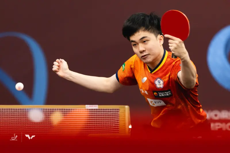 ▲林昀儒在WTT中國大滿貫男單32強迎戰日本好手宇田幸矢，雖連扳兩局展現韌性，但決勝局未能守住，局數以2比3惜敗，止步32強。（圖／取自ITTF，資料照）