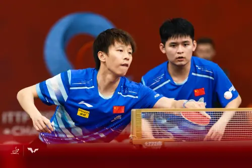 林高遠/林詩棟。(圖/取自ITTF World) ▲林高遠/林詩棟。(圖/取自ITTF World)