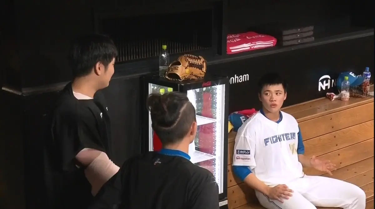 ▲「台灣金孫」古林睿煬本戰狀態一般，仍投出連續3場優質先發，20歲小將孫易磊也登板，後援2局投出無失分好投，兩人聯手封鎖軟銀打線。（圖／擷取自DAZN）