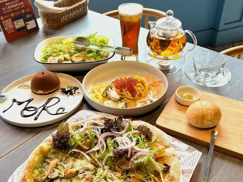 ▲大道東三樓默爾pasta & pizza即日起到6/30推出「青春同樂會 開趴啦!」。(圖/SKM Park Outlets高雄草衙提供) ▲大道東三樓默爾pasta & pizza即日起到6/30推出「青春同樂會 開趴啦!」。(圖/SKM Park Outlets高雄草衙提供)