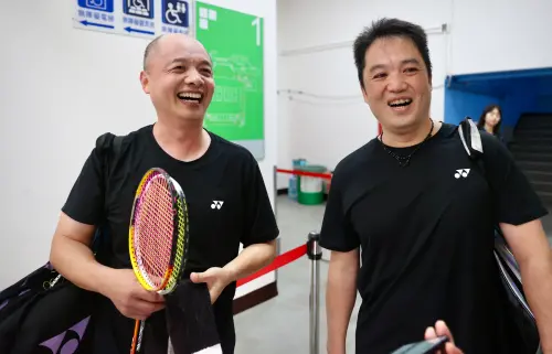 ▲臺中后里組合劉英雄（左）和楊志宇（右）今日出奇獲勝。（圖／世壯運組委會）