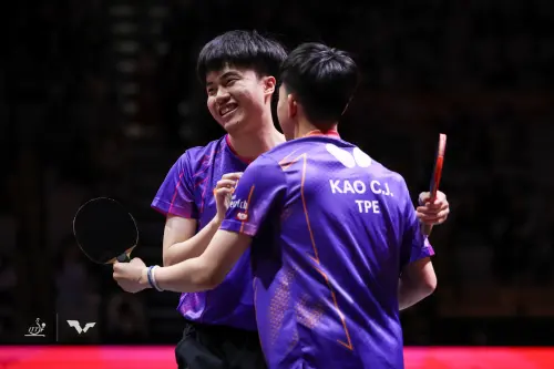 林昀儒接下來與世界排名第二、前球王王楚欽的八強戰,認為雖然雙方過往交手林昀儒處於劣勢,但他目前的狀態與精神力,讓這場比賽充滿懸念。 ▲林昀儒接下來與世界排名第二、前球王王楚欽的八強戰,認為雖然雙方過往交手林昀儒處於劣勢,但他目前的狀態與精神力,讓這場比賽充滿懸念。(圖/取自ITTF)