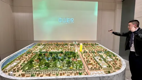 ▲「中山鉑悦」將打造地上36層、地下6層大樓，規劃坪數21至41坪，住家550戶、店面1戶。（圖／記者陳美嘉攝）