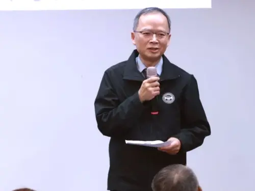 ▲產業園區管理局台中分局分局長紀世宗致詞。(圖/產業園區管理局提供) ▲產業園區管理局台中分局分局長紀世宗致詞。(圖/產業園區管理局提供)