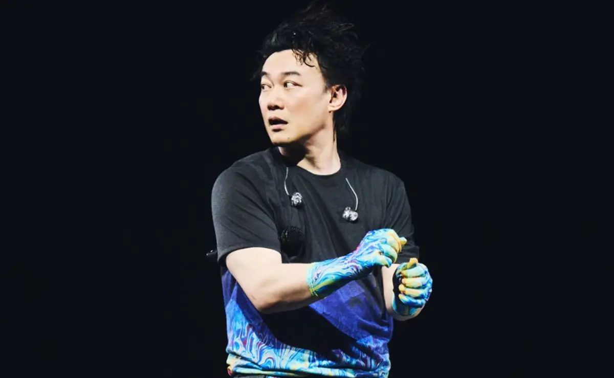 ▲陳奕迅昨晚在演唱會上表示，自己這次巡演結束後要休息很長一段時間，開玩笑說為了挽救婚姻他需要減肥。（圖／My Kan提供）