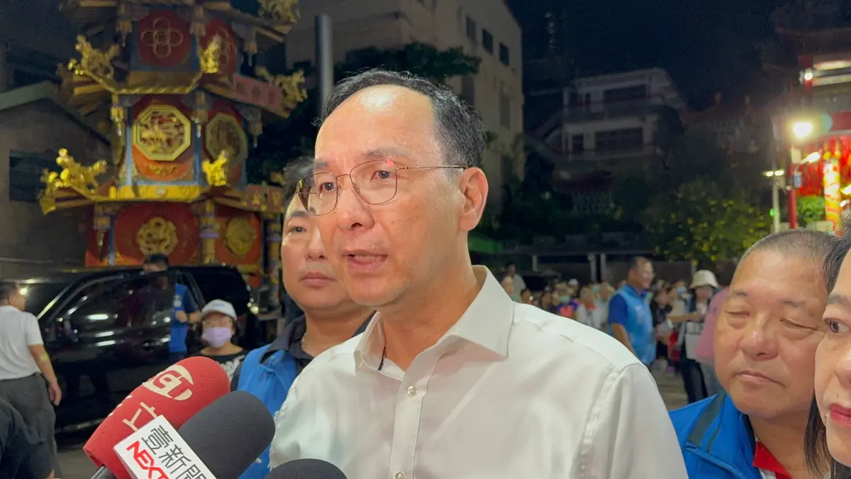 ▲國民黨立法院黨團提的反廢死公投遭駁回，國民黨主席朱立倫痛批，民進黨是真正台灣民主的殺手。（圖／國民黨提供）