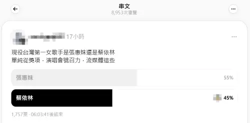 ▲蔡依林不是台灣最強女歌手?最大敵人是她 去年搶先大巨蛋開唱(圖/翻攝自Threads) ▲蔡依林不是台灣最強女歌手?最大敵人是她 去年搶先大巨蛋開唱(圖/翻攝自Threads)