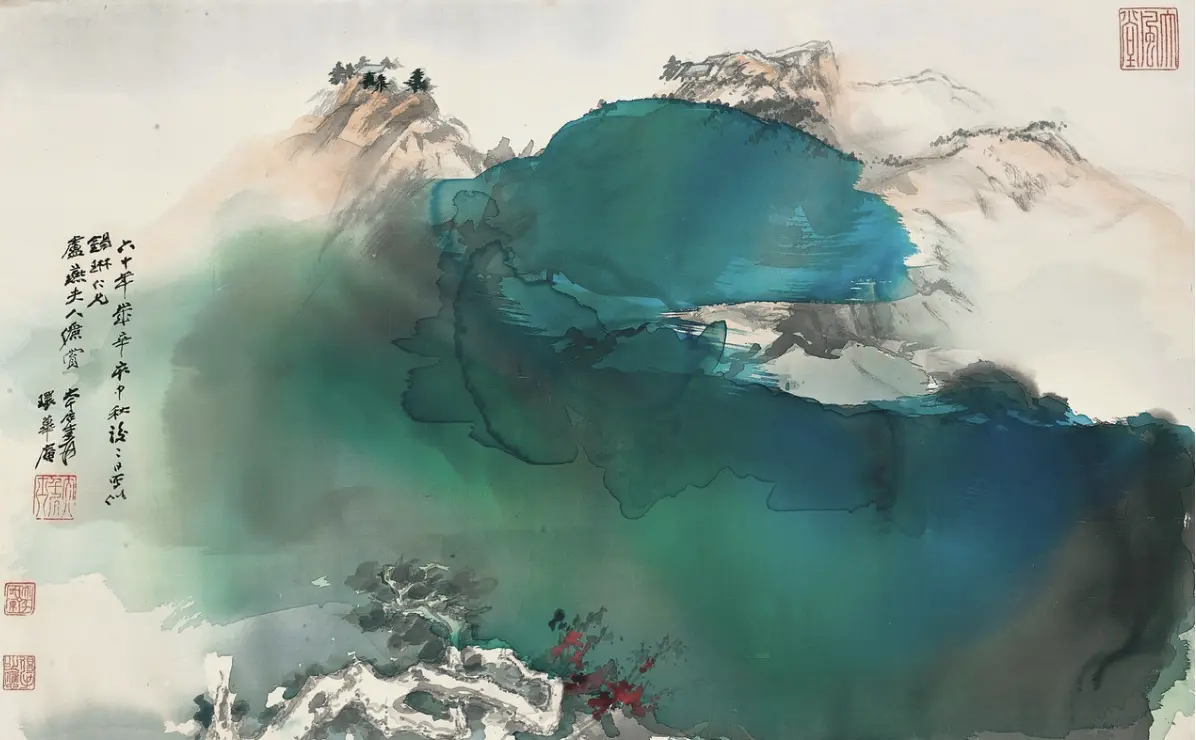 從石濤筆法到潑墨奇境 二十世紀藝壇巨擘張大千的多重繪畫風格