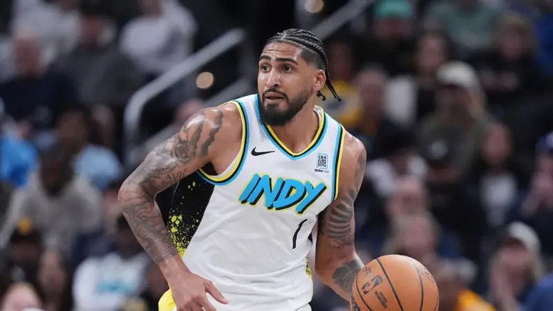 ▲印第安那溜馬隊在2025東區冠軍賽以2：0領先紐約尼克，印城的輪換深度成為他們重要的優勢，而其中兩年前被尼克隊親手送出的拼圖——前鋒Obi Toppin，看在尼克球迷眼裡想必很不是滋味。（圖／美聯社／達志影像）