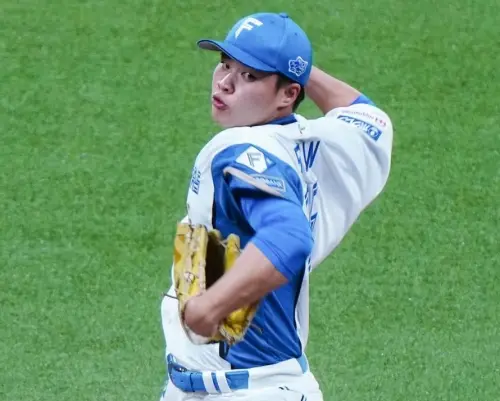 ▲此役首局孫易磊就被中島大輔敲出二壘安打，之後雖然讓村林一輝敲出右外野飛球出局，但之後面對樂天第三棒黒川史陽，被對方纏鬥了11球之後，133公里的變速球被掃成右外野方向的全壘打失分。（圖／悍創運動行銷提供）