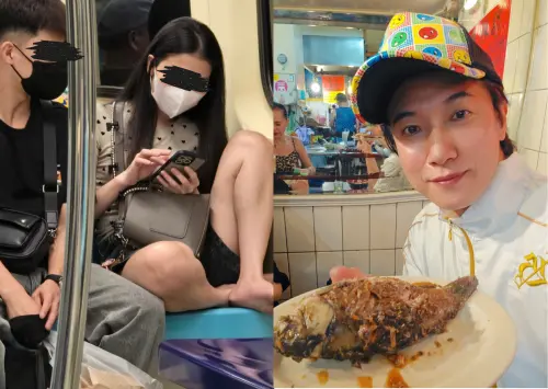 ▲陳鴻（右）強調並非針對特定族群，而是希望外來旅客能尊重台灣文化與規範，「就像我在新加坡不嚼口香糖一樣，這是基本的互相尊重。」（圖／陳鴻臉書）