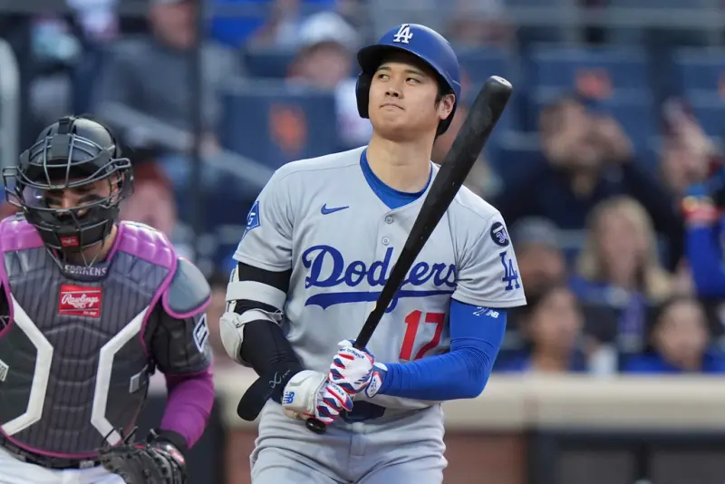 MLB／大谷翔平連3次被滑球三振！道奇2：5不敵大都會　終止3連勝