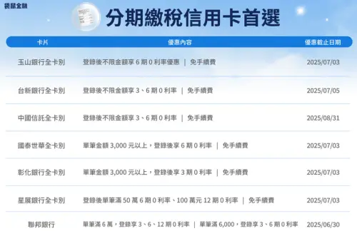 ▲信用卡繳所得稅也能分期0利率。（圖／袋鼠金融提供）
