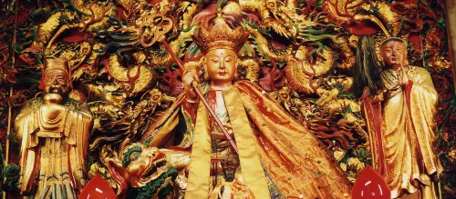 ▲新莊地藏庵正殿主神地藏王菩薩。（圖／新莊地藏庵官網）