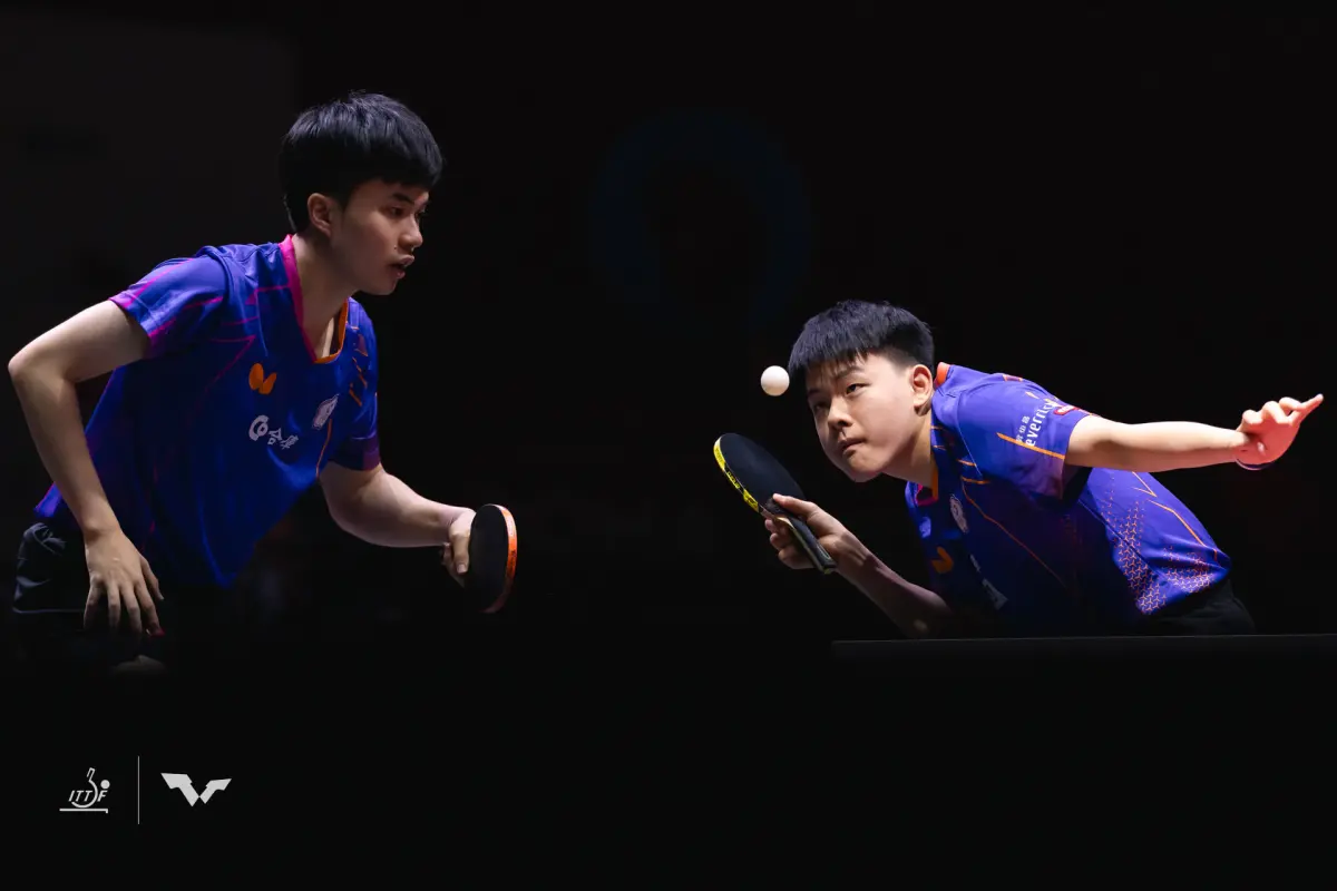 ▲林昀儒/高承睿，今（11）日在WTT美國大滿貫賽男雙8強激戰5局後，以總局數以2：3不敵世界排名12的香港組合黃鎮廷/陳顥樺，無緣晉級4強。（圖／取自ITTF）