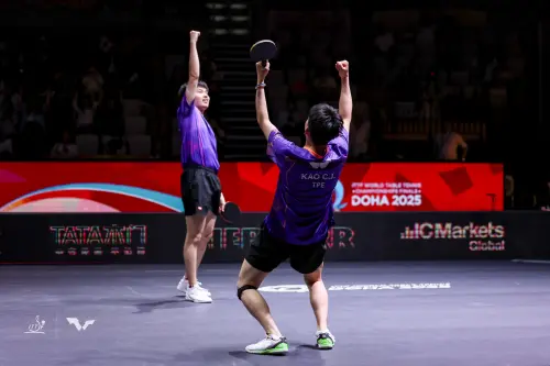 ▲林昀儒、高承睿將在今日下午17點正面對決日本男雙第一組合篠塚大登、戶上隼輔，雙方要來爭奪金牌。（圖／取自ITTF）